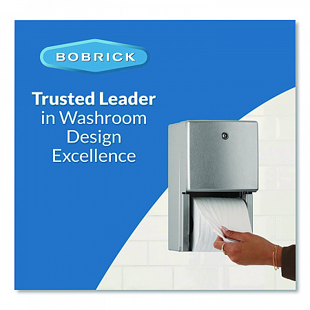 ConturaSeries Two-Roll Tissue Dispenser, 6.08 x 5.94 x 11, Stainless Steel (4288)