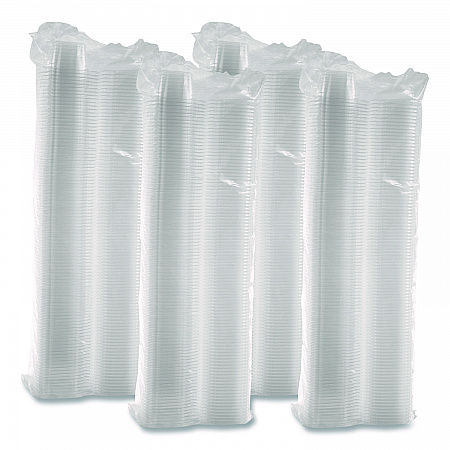 ClearPac SafeSeal Tamper-Resistant, Tamper-Evident Containers, 3.72 x 4.2 x 1.97, Clear, Plastic, 400/Carton (CH6DEF)