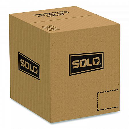 Creative Carryouts OctaView Hinged Lid Containers, 9.13 x 9.55 x 2.38, Black/Clear, Plastic, 100/Carton (809013PP94)