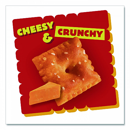 Baked Snack Crackers, Extra Toasty Crackers, 1 oz Bag, 12/Box (KEE11716)