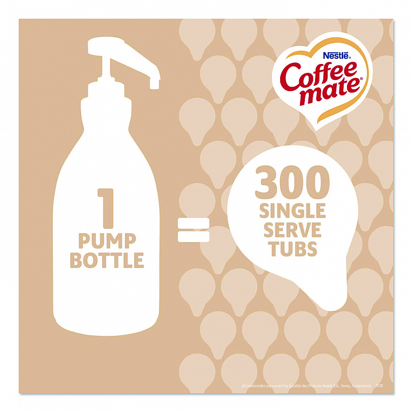 Liquid Coffee Creamer, Sweetened Original, 1.5 L Pump Bottle, 2/Carton (13799CT)
