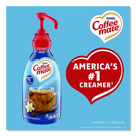 Liquid Coffee Creamer, French Vanilla, 1.5 L Pump Bottle (31803)