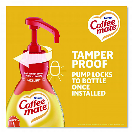 Liquid Coffee Creamer, Hazelnut, 1.5 L Pump Bottle (31831)