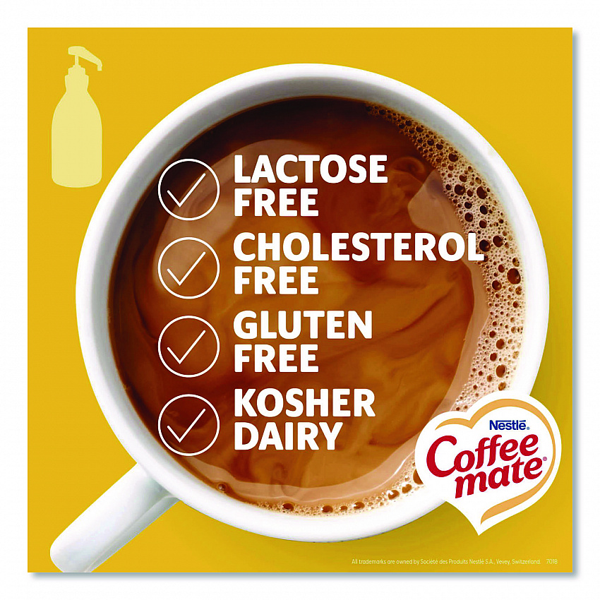 Liquid Coffee Creamer, Hazelnut, 1.5 L Pump Bottle, 2/Carton (31831CT)