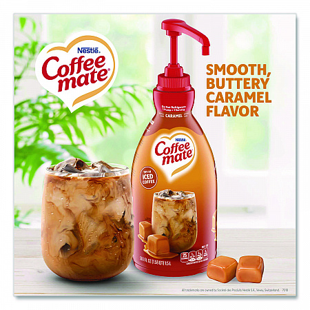 Liquid Creamer Pump Bottle, Caramel, 50.7 oz Pump Bottle (73358)
