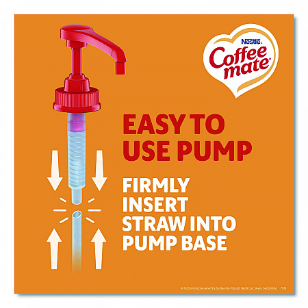 Liquid Creamer Pump Bottle, Caramel, 50.7 oz Pump Bottle (73358)
