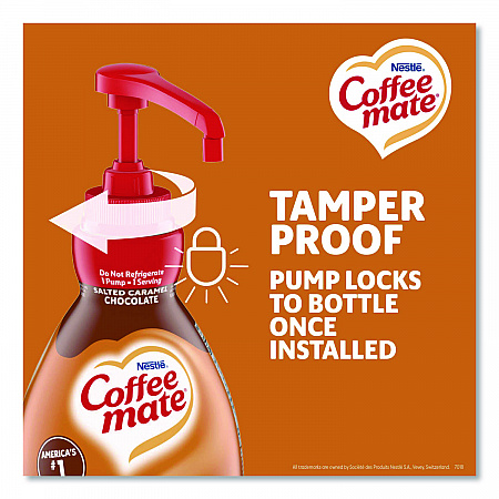 Liquid Creamer Pump Bottle, Salted Caramel Chocolate, 1.5 L Pump Bottle (79976)