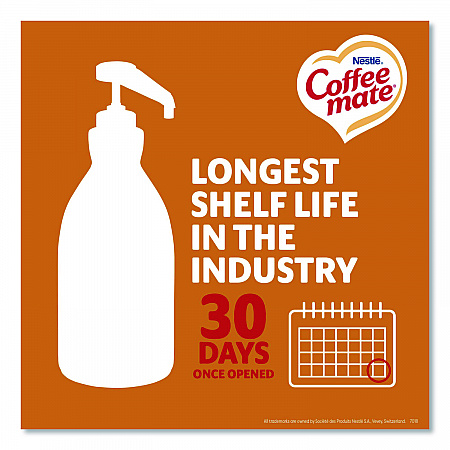 Liquid Creamer Pump Bottle, Salted Caramel Chocolate, 1.5 L Pump Bottle, 2/Carton (79976CT)