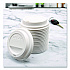Traveler Cappuccino Style Dome Lid, Fits 10 oz to 24 oz Hot Cups, White, 95 Lids/Sleeve, 10 Sleeves/Carton (TLP316PPR)