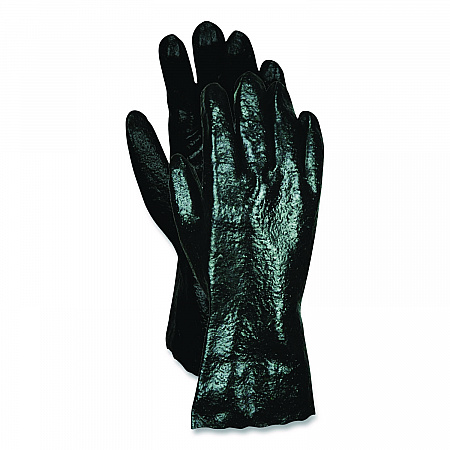 Rough Finish Single Dipped PVC Gloves, 12