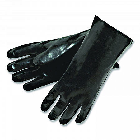 Rough Finish Single Dipped PVC Gloves, 12