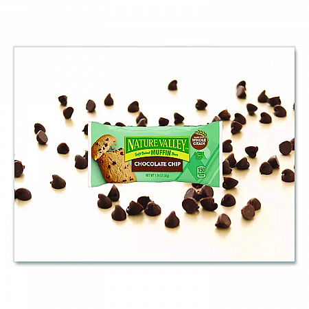 Chocolate Chip Soft-Baked Muffin Bar, 1.24 oz Bar, 12/Box (GEM20667)