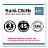 Sani-Cloth AF3 Germicidal Disposable Wipes, Large, 1-Ply, 8