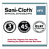 Sani-Cloth AF3 Germicidal Disposable Wipes, Extra-Large, 1-Ply, 7.5