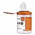 Sani-Cloth Bleach Germicidal Disposable Wipes, 1-Ply, 6 x 5, Unscented, White, 160/Canister, 12 Canisters/Carton (P84172)