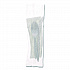 Fieldware Cutlery Kit, Individually Wrapped, Mediumweight, Fork/Knife/Napkin/Spoon, Plastic, White, 250/Carton (FKFSKWNCH)
