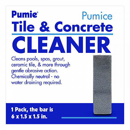 Tile and Concrete Cleaner, 6 x 1.5, Gray, 12/Carton (PB80Q)