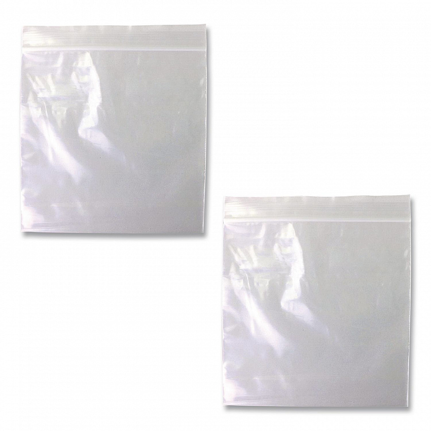Reloc Zippit Plastic Zipper Bags, 6" x 6", Clear, 1,000/Box (MGZ2P0606)