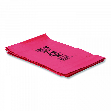 Healthcare Biohazard Printed Can Liners, Biohazard Infectious Waste, 30 gal, 1.3 mil, 30