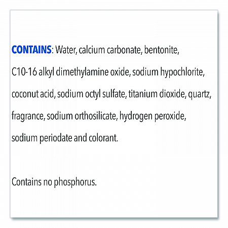 CloroxPro Bleach Cream Cleanser, 32 oz Bottle, 8/Carton (30613)