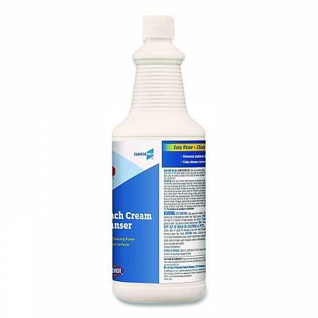 CloroxPro Bleach Cream Cleanser, 32 oz Bottle, 8/Carton (30613)