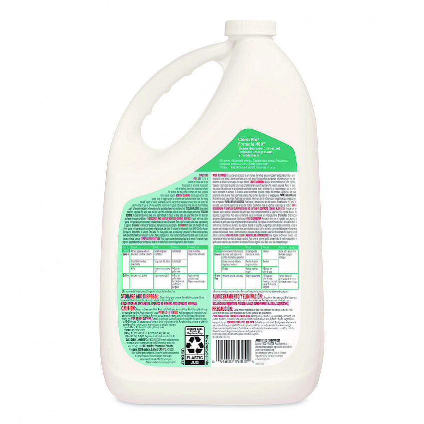 CloroxPro Cleaner Degreaser Disinfectant, 128 oz Refill (35300EA)