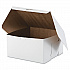 White One-Piece Non-Window Bakery Boxes, 10 x 10 x 5.5, White, Paper, 100/Carton (0977)