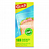 Fold Top Food Storage Plastic Sandwich Bags, 6.5 x 5.5, Clear, 180 Bags/Box, 12 Boxes/Carton (60771)