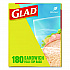 Fold Top Food Storage Plastic Sandwich Bags, 6.5 x 5.5, Clear, 180 Bags/Box, 12 Boxes/Carton (60771)