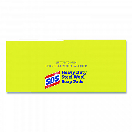 Steel Wool Soap Pads, 2.4 x 3, Steel, 15 Pads/Box, 12 Boxes/Carton (88320CT)