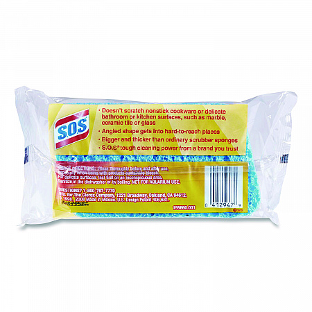 All Surface Scrubber Sponge, 2.5 x 4.5, 0.9