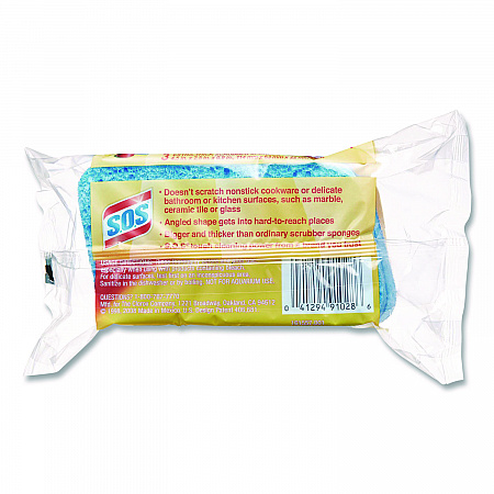 All Surface Scrubber Sponge, 2.5 x 4.5, 0.9