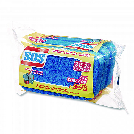 All Surface Scrubber Sponge, 2.5 x 4.5, 0.9