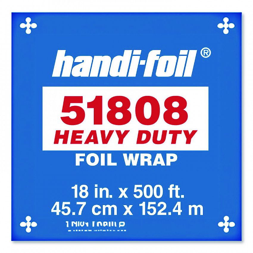 Heavy Duty Aluminum Foil, 18" x 500 ft (51808)