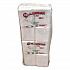 Foam Hinged Lid Containers, 3-Compartment, 7.56 x 8.25 x 2.38, White, Foam, 200/Carton (12109)