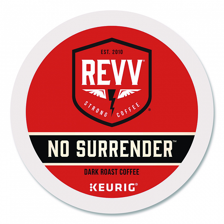 NO SURRENDER K-Cup, Dark Roast, K-Cup, 24/Box (6873)