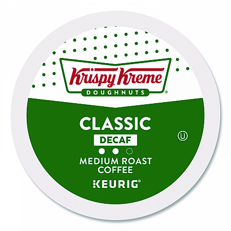 Classic Decaf Coffee K-Cups, Medium Roast, 24/Box (6111)