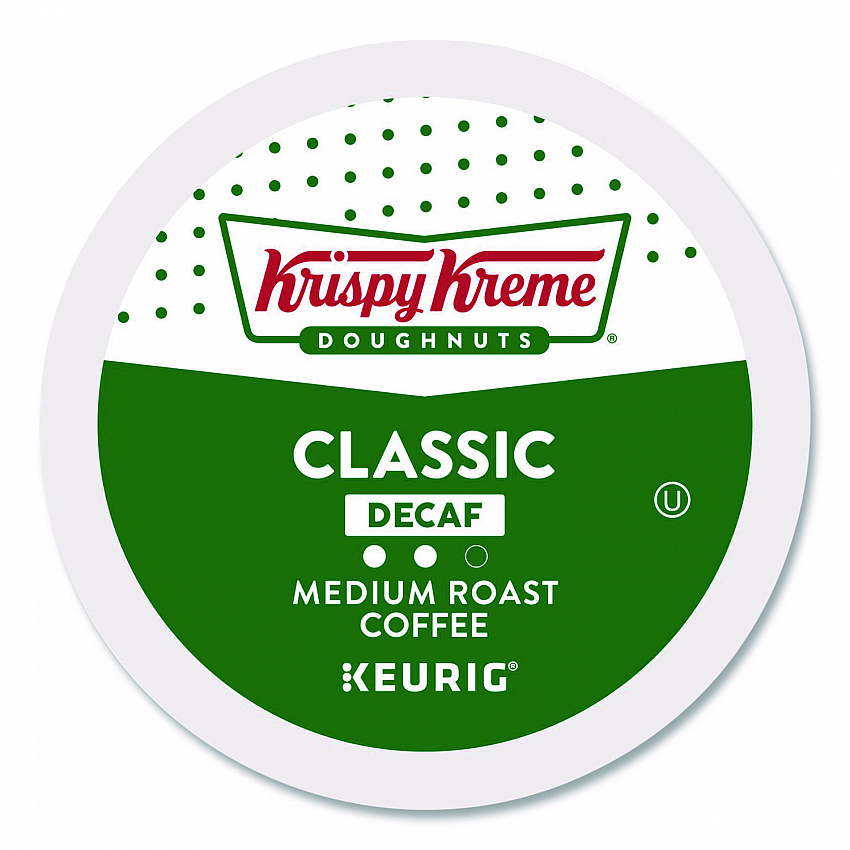 Classic Decaf Coffee K-Cups, Medium Roast, 24/Box (6111)