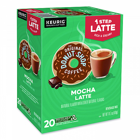 Mocha One Step Latte K-Cups, Vanilla, 20/Box (8179)
