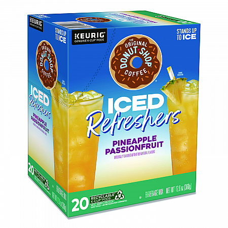 ICED Refreshers K-Cup Pods, Pineapple Passion Fruit, 20/Box (0236)