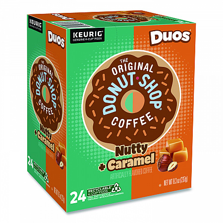 Nutty Plus Caramel K-Cup, 0.34 oz, 24/Box (7476)