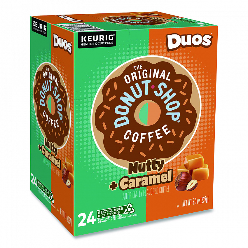Nutty Plus Caramel K-Cup, 0.34 oz, 24/Box (7476)