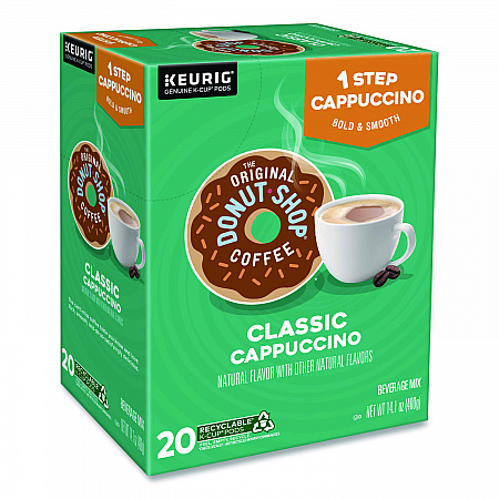 Classic Cappuccino K-Cups, 20/Box (9075)