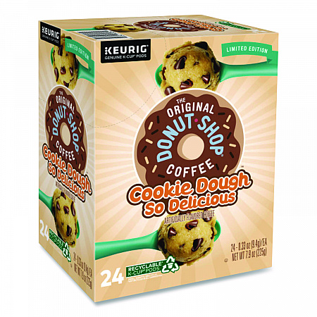 Cookie Dough So Delicious K-Cups, 0.3 oz K-Cup, 24/Box (9534)