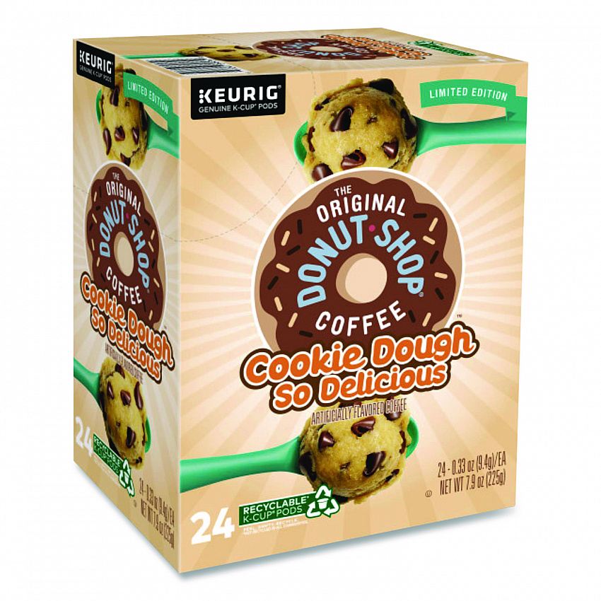 Cookie Dough So Delicious K-Cups, 0.3 oz K-Cup, 24/Box (9534)