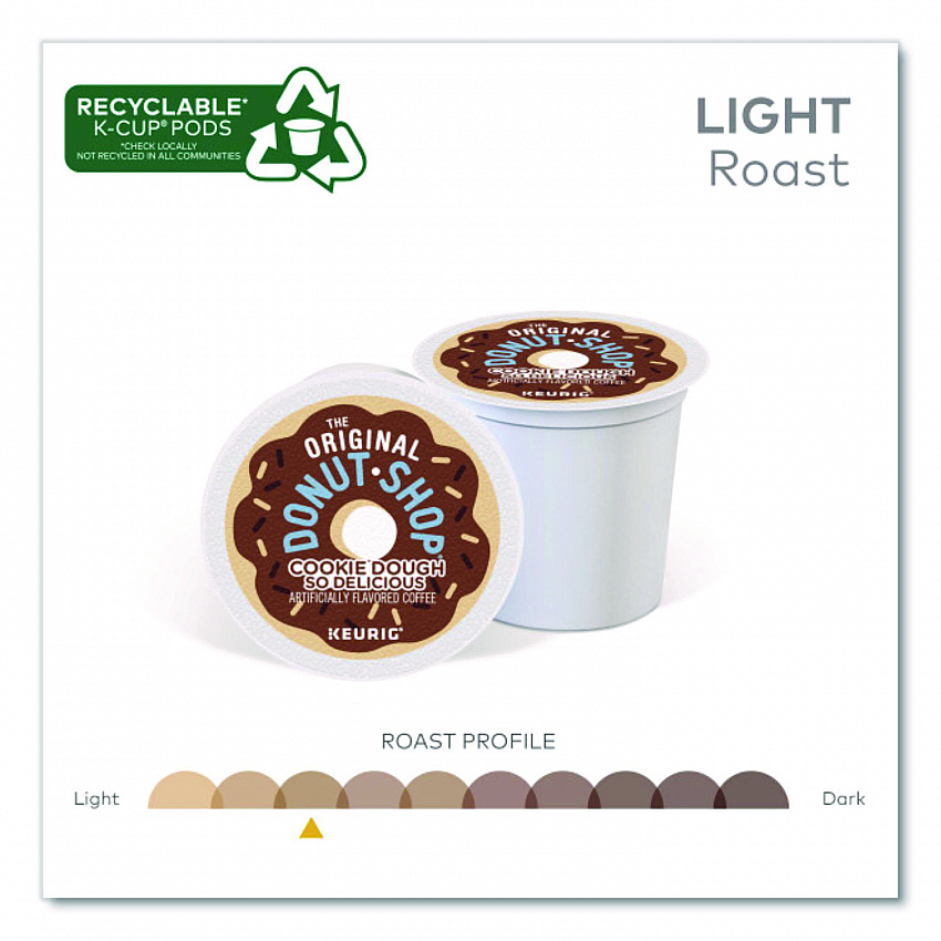 Cookie Dough So Delicious K-Cups, 0.3 oz K-Cup, 24/Box (9534)