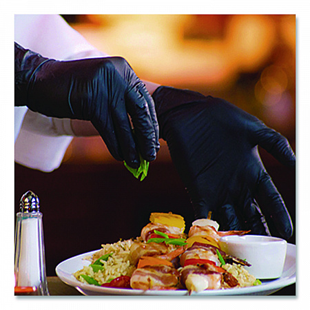 Industrial Nitrile Gloves, Powder-Free, XX-Large, 3 mil Thick, 9.5
