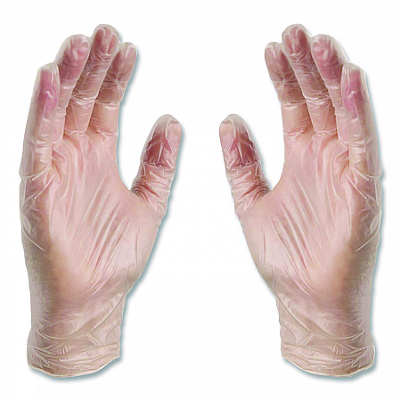 Industrial Vinyl Gloves, Powder-Free, Small, 3 mil Thick, 9.5