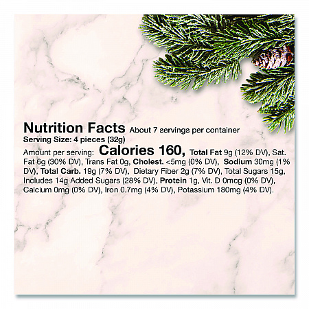 Promises Frosty and Festive Dark Chocolate and Sea Salt Caramel Candy, 7.94 oz Bag (MMM59122)
