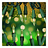 Indoor/Outdoor LED Holiday String Lights, 60 Bulbs/String, 25 ft String, White/Green Wire, 2 Strings (EGPHLGWWL)